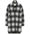 ISABEL MARANT ÉTOILE GABRIE CHECKED WOOL-BLEND JACKET,P00323026