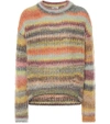 ACNE STUDIOS Striped mohair-blend sweater,P00340066