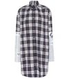 BALENCIAGA CHECKED COTTON SHIRT,P00329264