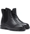 WOOLRICH LEATHER CHELSEA BOOTS,P00341985