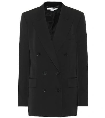 Stella Mccartney Double-breasted Blazer In Black