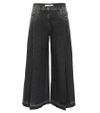 VALENTINO CROPPED WIDE-LEG JEANS,P00328363