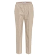 AGNONA STRETCH WOOL AND CASHMERE PANTS,P00340959-5