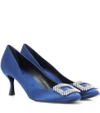 ROGER VIVIER VERTIGO SATIN PUMPS,P00345464