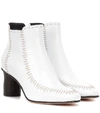 JW ANDERSON LEATHER ANKLE BOOTS,P00322637