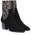 PIERRE HARDY RODEO SUEDE ANKLE BOOTS,P00342687