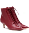 GIANVITO ROSSI GILLIAN 55 LEATHER ANKLE BOOTS,P00344019
