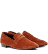 BOUGEOTTE FLANEUR SUEDE LOAFERS,P00339261