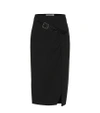 GIVENCHY BELTED WOOL SKIRT,P00341144