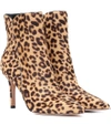 GIANVITO ROSSI LEVY 85 CALF HAIR ANKLE BOOTS,P00343858