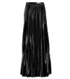 SAINT LAURENT VELVET SILK-BLEND MAXI SKIRT,P00326538