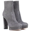 GIANVITO ROSSI BROOK SUEDE ANKLE BOOTS,P00343948