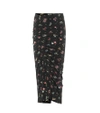 PREEN BY THORNTON BREGAZZI RUCHED FLORAL PENCIL SKIRT,P00342621