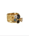 VOODOO JEWELS Catula Ring,VJPRANBR11