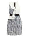 SELF-PORTRAIT Frill Contrast Mini Dress,SP19-100-ONL