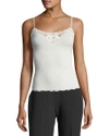 JOSIE NATORI ASPIRE LACE-TRIM LOUNGE CAMISOLE,PROD128900201