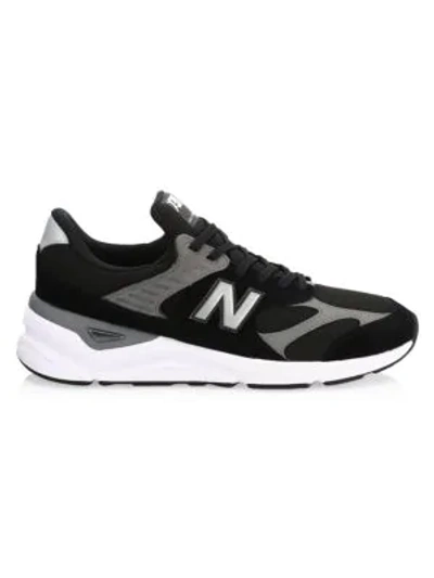 New Balance Men's X-90 Re-constructed Sneakers In Black