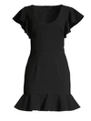 BLACK HALO Lynn Flounce Mini Dress