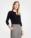 Ann Taylor Petite Ann Cardigan In Black