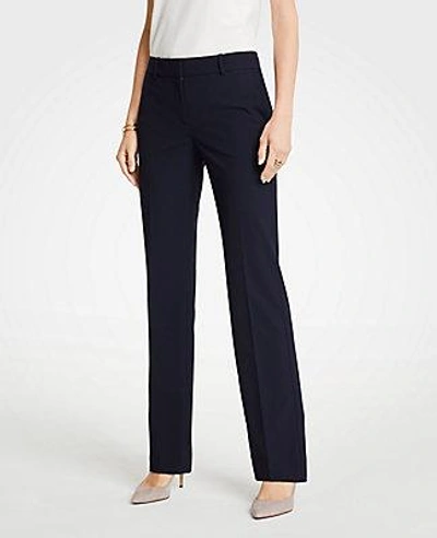 Ann Taylor The Trouser Pant In Seasonless Stretch - Classic Fit In Perfect Navy