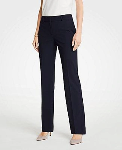 Ann Taylor The Petite Trouser Pant In Seasonless Stretch - Classic Fit In Perfect Navy