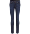 7 FOR ALL MANKIND MID-RISE SKINNY JEANS,P00338153