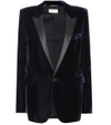 SAINT LAURENT VELVET JACKET,P00326382