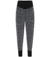 ALESSANDRA RICH SEQUINED CASHMERE-BLEND TRACKPANTS,P00342813
