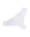 Simone Perele Delice Lace Mesh Thong In Blush