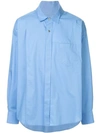 WOOYOUNGMI WOOYOUNGMI LOOSE FIT SHIRT - BLUE
