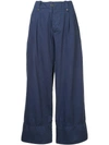 KOLOR cropped palazzo trousers