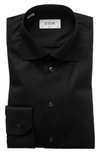 Eton Black Signature Twill Shirt - Slim Fit