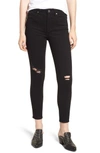 ARTICLES OF SOCIETY HEATHER RIPPED HIGH RISE JEANS,4018PLB-323N