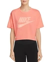 NIKE ESSENTIAL LOGO CROPPED TEE,AA3144