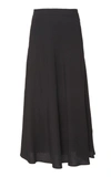 CHRISTINE ALCALAY LINEN BLEND MIDI SKIRT,SK130LIN