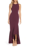 VINCE CAMUTO HIGH/LOW TRUMPET GOWN,VC8P7285