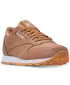 REEBOK MEN'S CL LEATHER MU CASUAL SNEAKERS FROM FINISH LINE