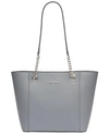 CALVIN KLEIN HAYDEN CHAIN STRAP TOTE