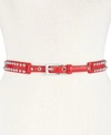 DKNY DOME-STUDDED BELT, CREATED FOR MACY'S