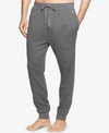 Polo Ralph Lauren Men's Waffle-knit Sleep Jogger Pants In Charcoal Heather