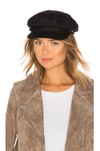 Brixton Fiddler Cap In Black