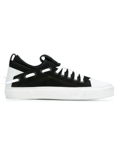 Bruno Bordese Lace-up Sneakers In Black
