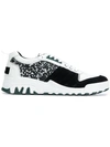 KENZO KENZO PANELLED SNEAKERS - WHITE