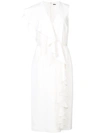 ADAM LIPPES Ruffled midi wrap dress,P18709DY