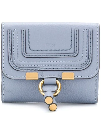 Chloé Marcie Wallet In Blue