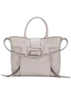 TOD'S TOD'S DOUBLE T TOTE BAG - GREY