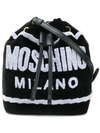 MOSCHINO MOSCHINO LOGO BUCKET BAG - BLACK