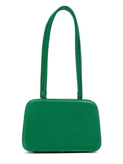 Sarah Chofakian Leather Shoulder Bag In Green