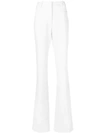 Tom Ford High Waisted Flared Trousers In Neutrals