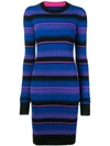 MAISON MARGIELA STRIPED MIDI DRESS